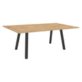 Hagebord Interno 180x100 cm aluminium/teak - Stern vist forfra