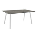 Hagebord Interno 180x100 cm rustfritt stål/Silverstar 2.0 forfra