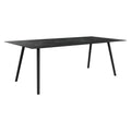 Hagebord Interno 220x100 cm aluminium Silverstar 2.0 Stern forfra
