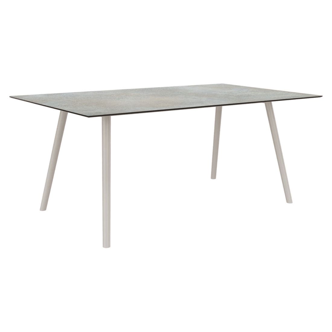 Hagebord Interno 220x100 cm aluminium Silverstar 2.0 greige forfra