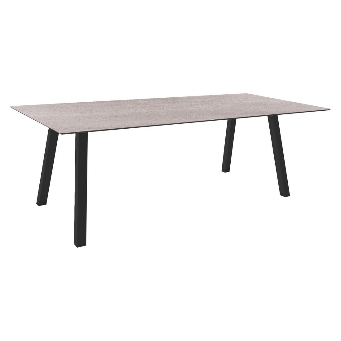 Hagebord Interno 220x100 cm aluminium Silverstar 2.0 Stern forfra