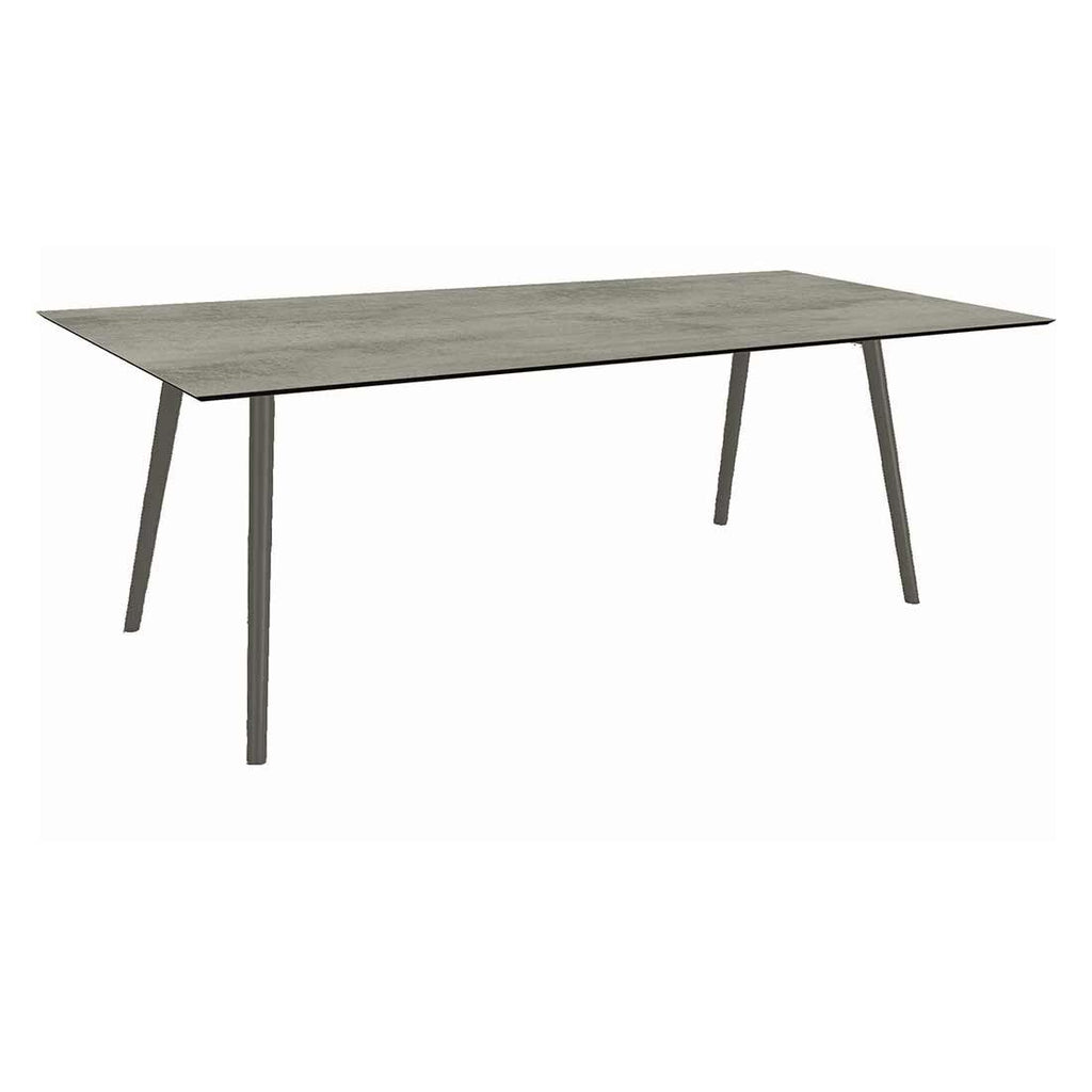 Hagebord Interno 220x100 cm aluminium Silverstar 2.0 - Stern for utebruk