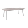 Hagebord Interno 220x100 cm rustfritt stål Silverstar Stern forside