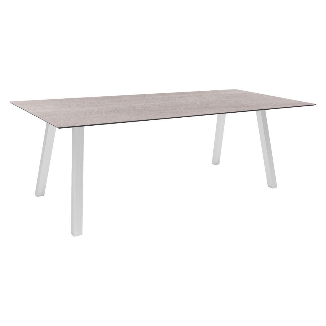 Hagebord Interno 220x100 cm rustfritt stål Silverstar Stern forside