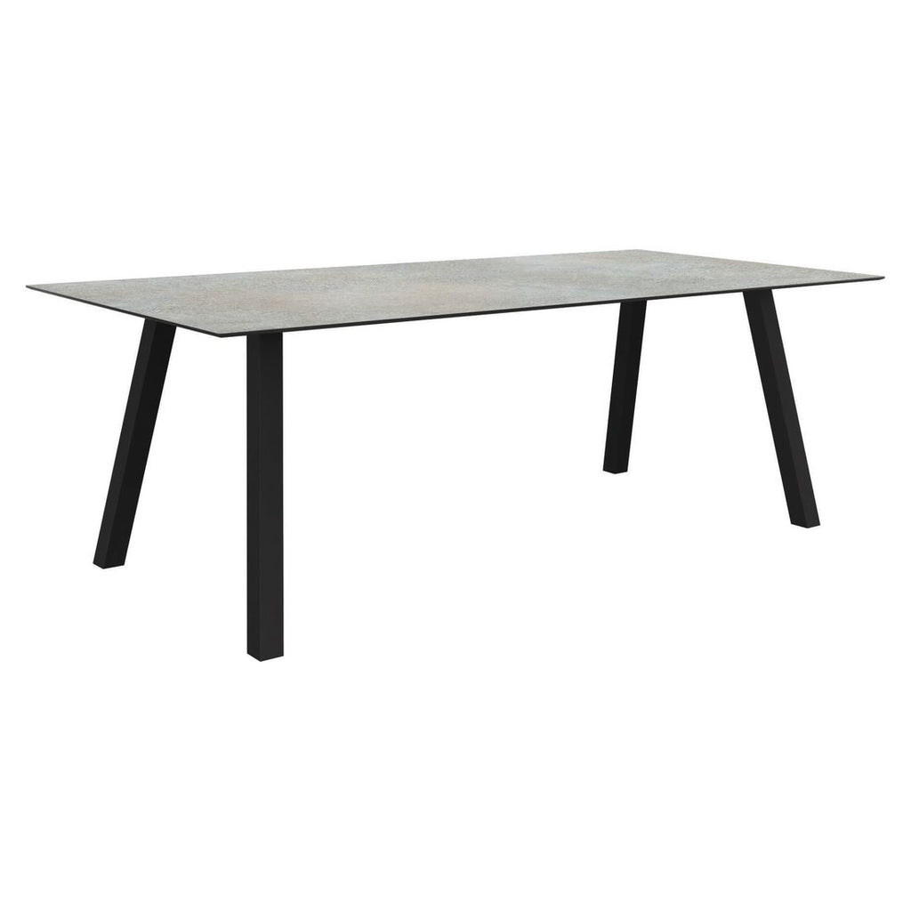 Hagebord Interno aluminium/Silverstar 2.0 220x100 cm front