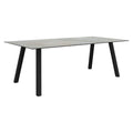 Hagebord Interno aluminium/Silverstar 2.0 220x100 cm front