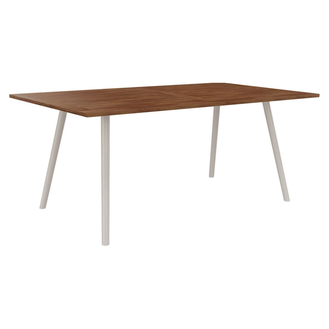 Hagebord Interno aluminium/teak 180x100 cm - Stern forfra