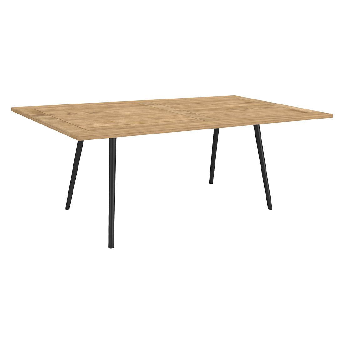 Hagebord Interno aluminium/teak 180x100 cm - Stern forfra