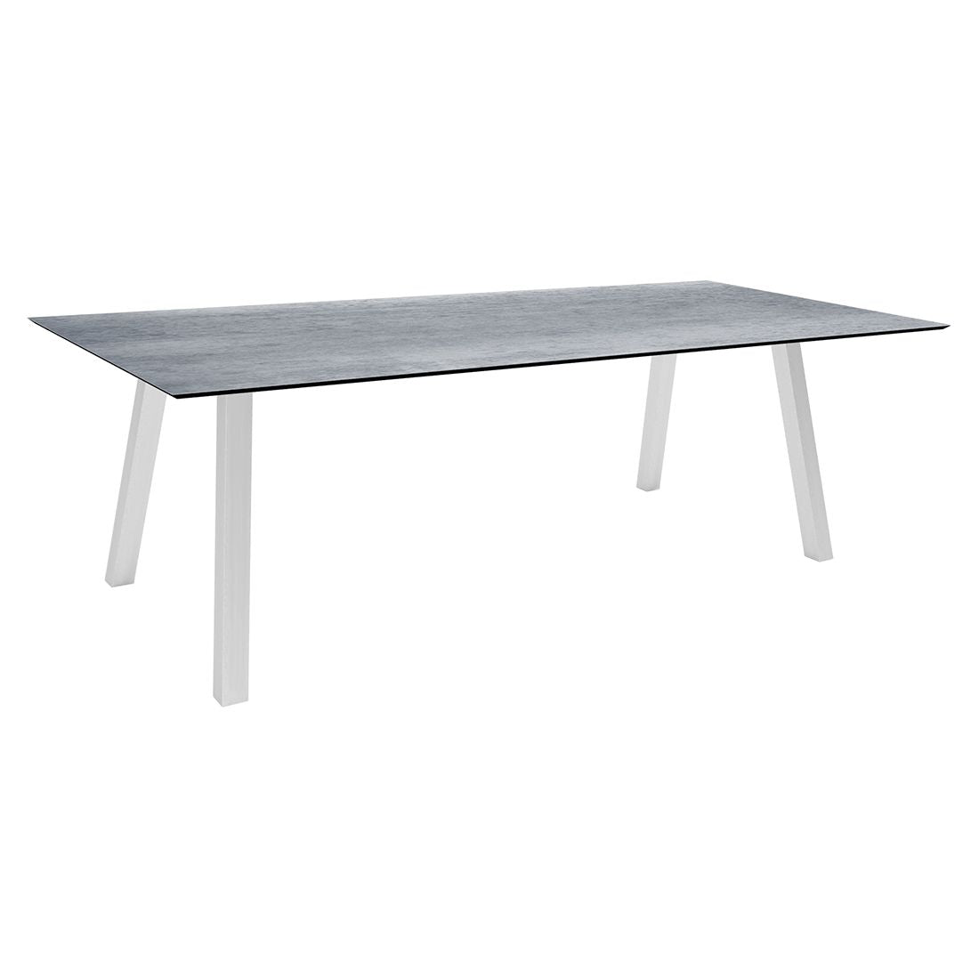 Hagebord Interno rustfritt stål/Silverstar 220x100 cm - Stern forfra