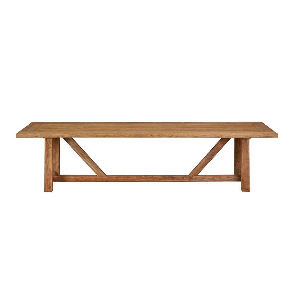 Hagebord Jaya resirkulert teak 300x100 cm bakside