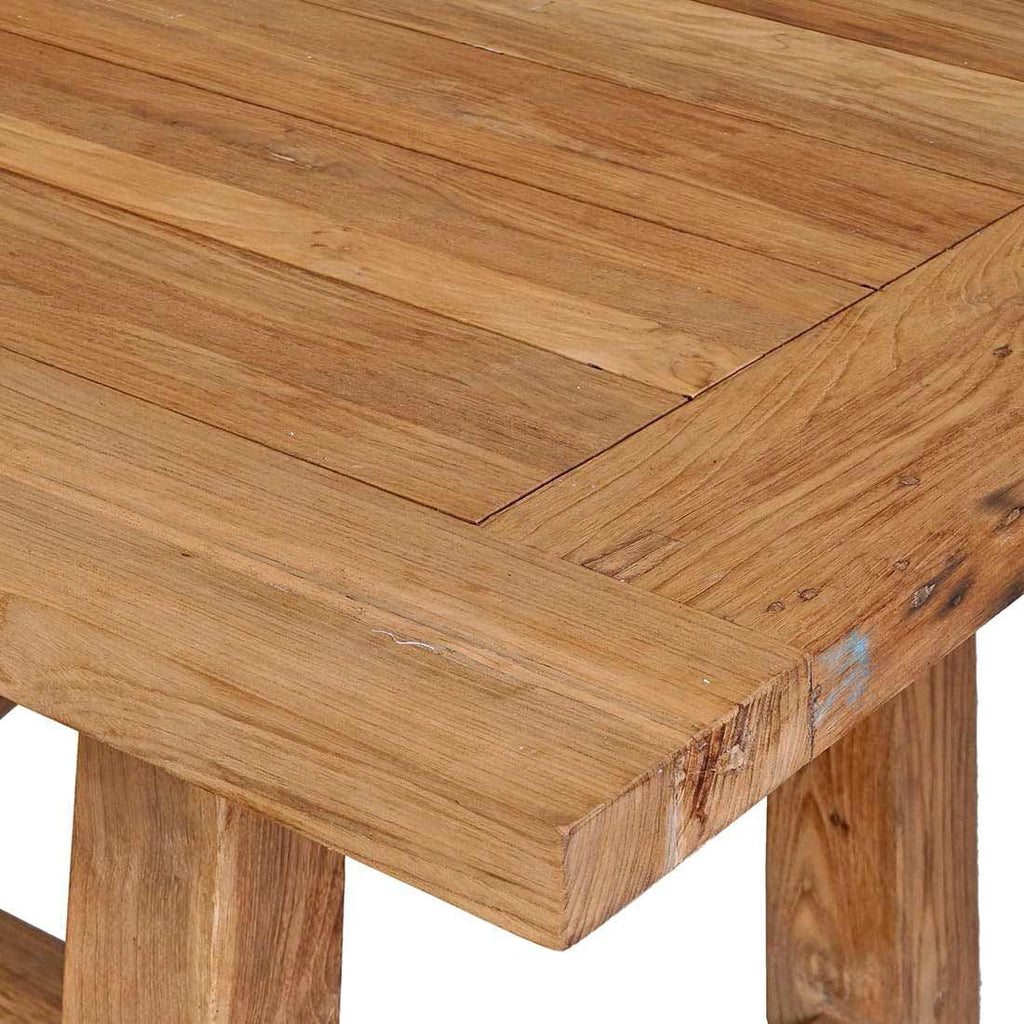 Hagebord Jaya resirkulert teak 300x100 cm montert ute