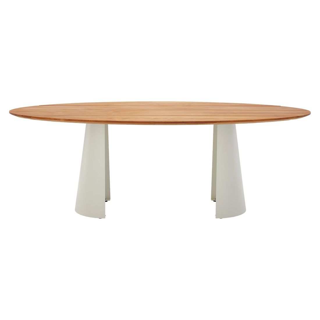 hagebord justb! 200x110cm aluminium teak montert i hage