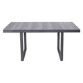 Hagebord Keramo 140x85 cm aluminium keramikk front