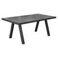 Hagebord Keramo aluminium/keramikk 200x100 cm front