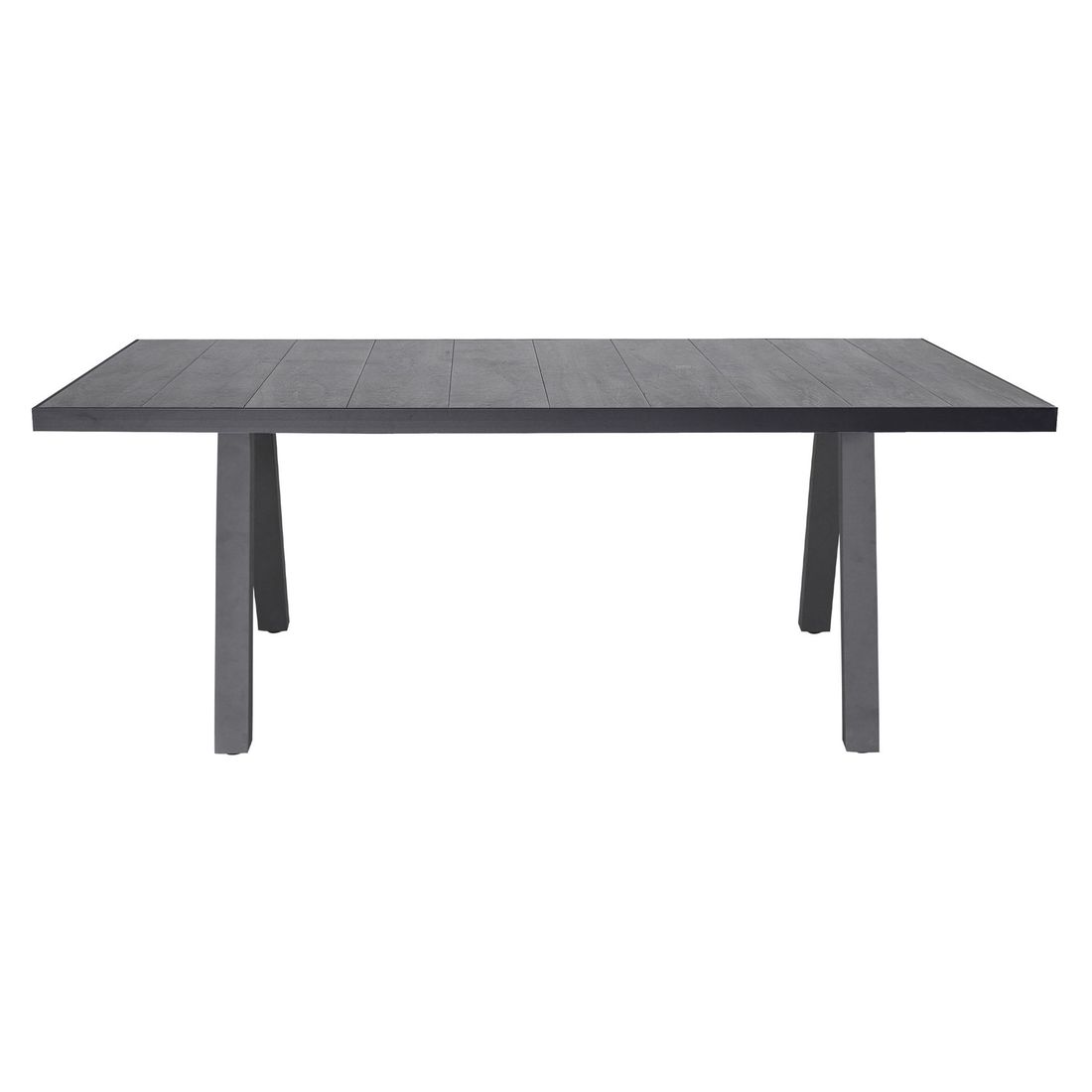 Hagebord Keramo aluminium/keramikk 200x100 cm montert på terrasse