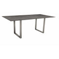 Hagebord Kufentisch rustfritt stål/Silverstar 2.0 200x100 cm - Stern forfra