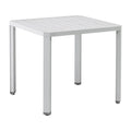 Hagebord Latitude aluminium 78x78 cm - Kettler forfra