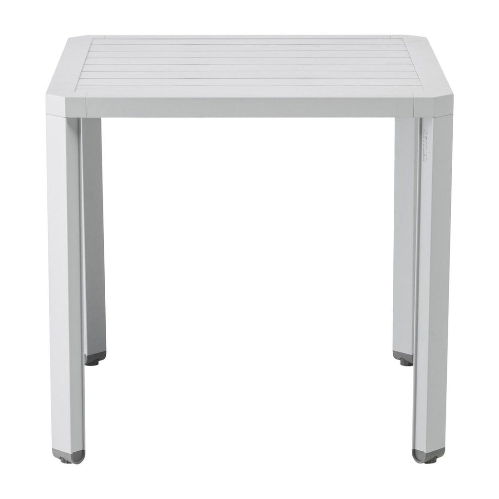 Montert Hagebord Latitude aluminium 78x78 cm - Kettler i hage