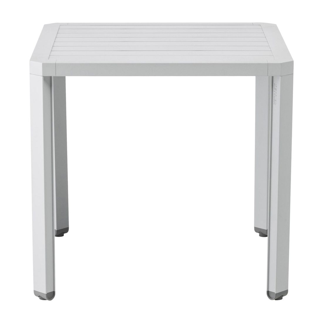 Montert Hagebord Latitude aluminium 78x78 cm - Kettler i hage