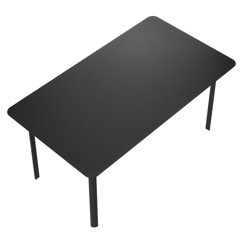 Hagebord Lorenzo aluminium 160x90 cm antrasitt i antrasitt farge