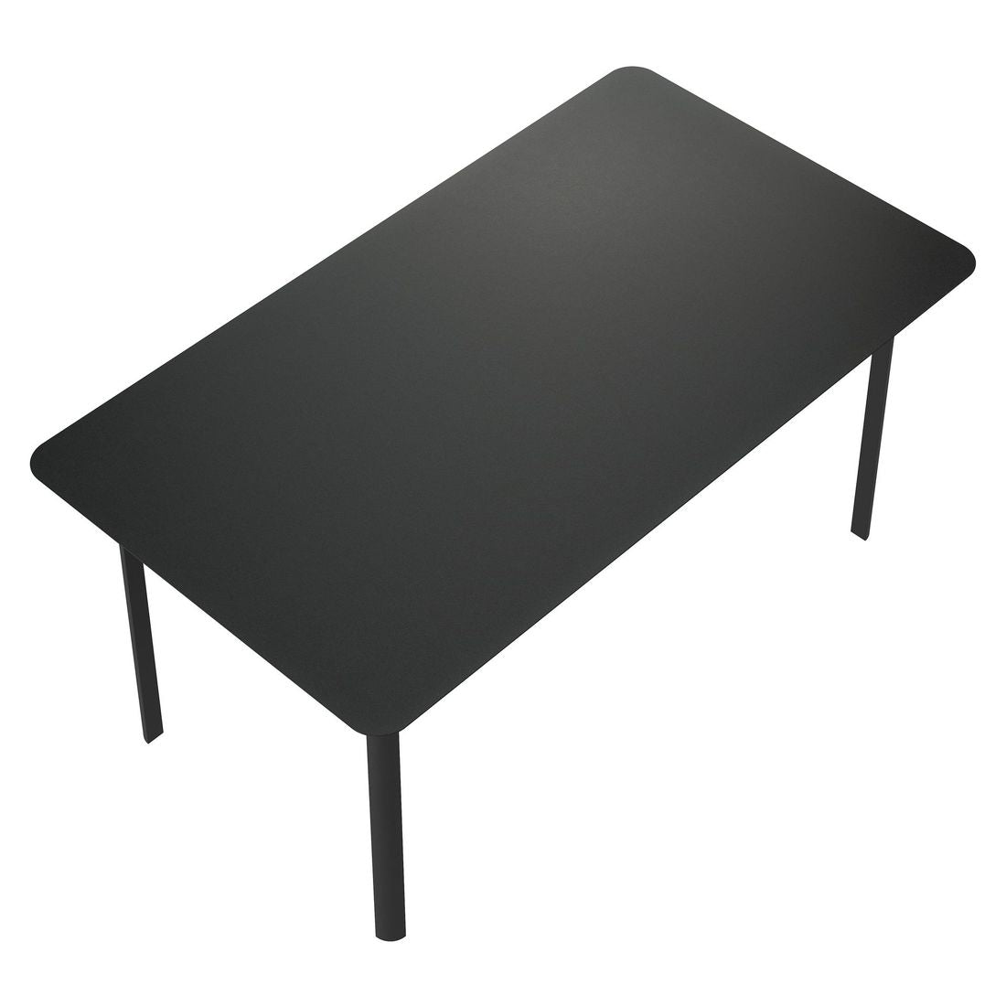 Hagebord Lorenzo aluminium 160x90 cm antrasitt i antrasitt farge