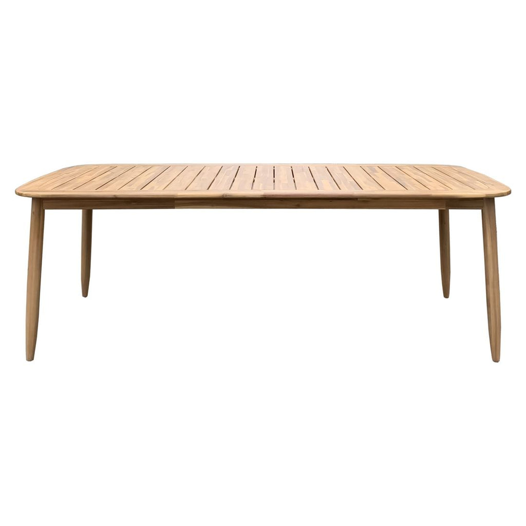 Hagebord Marie 220x100cm akasie - OUTLIV montert på terrasse
