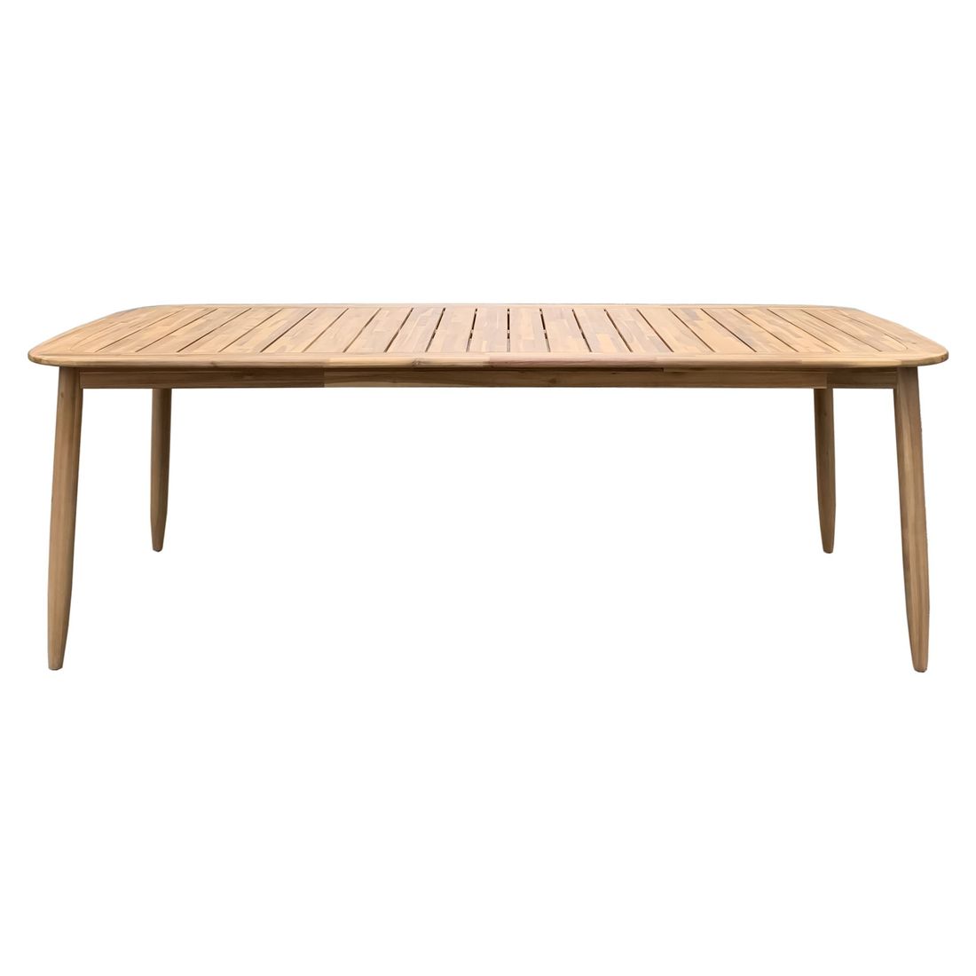 Hagebord Marie 220x100cm akasie - OUTLIV montert på terrasse
