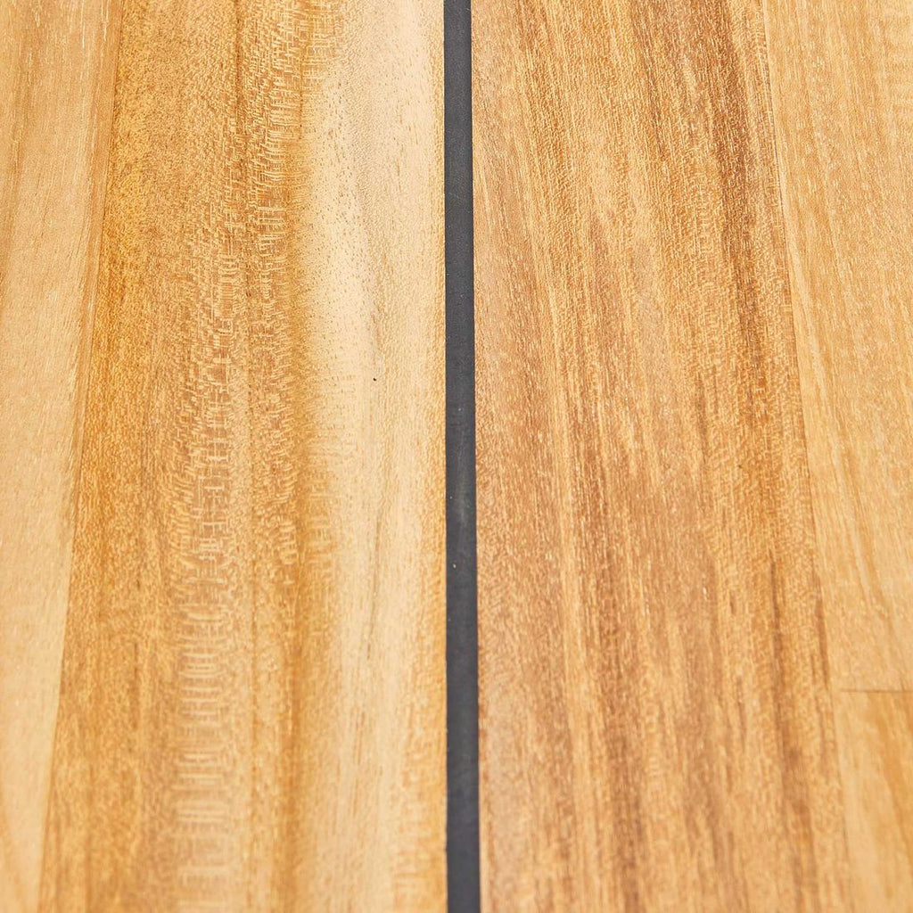 Montert Hagebord Mataro 280x100 cm aluminium/teak i hage
