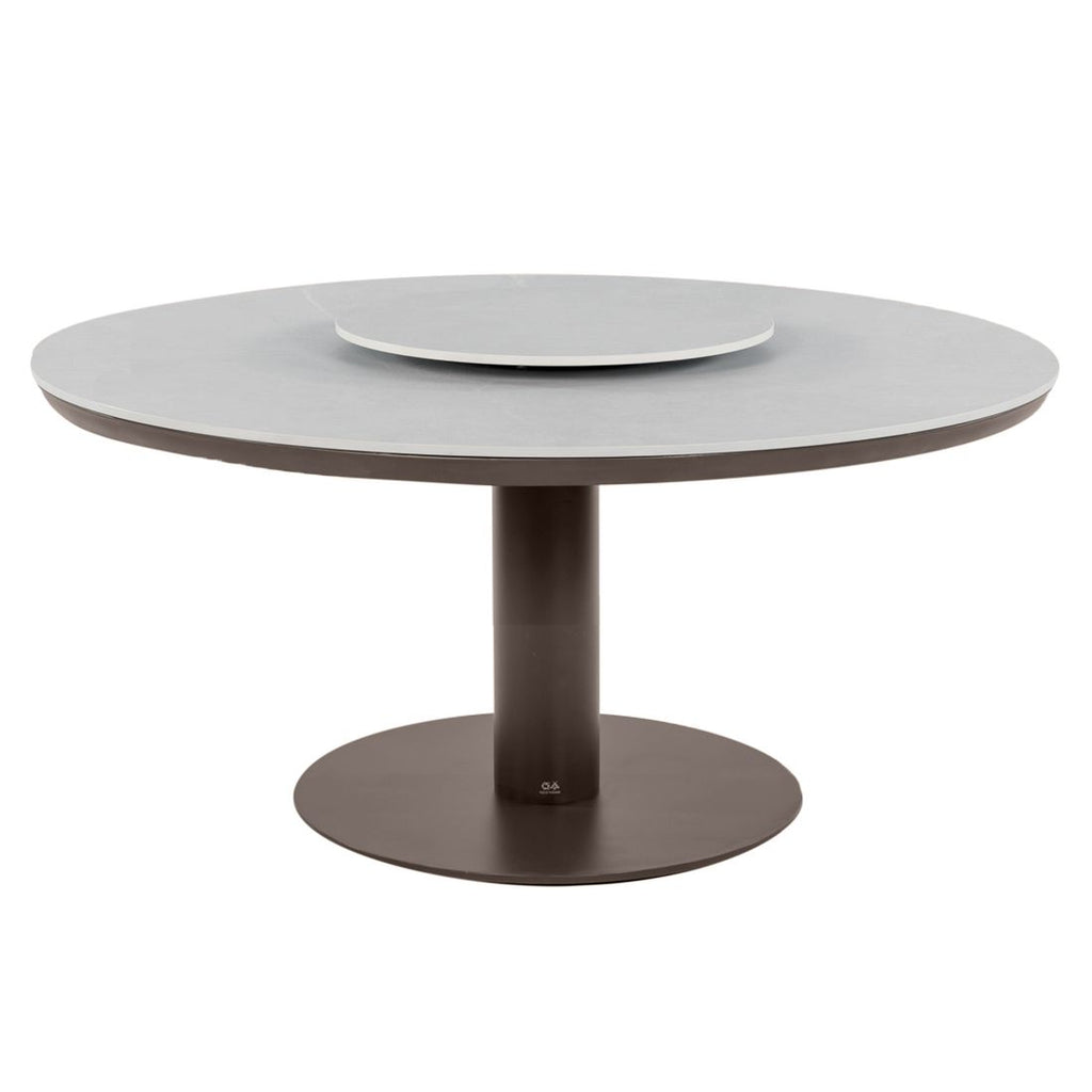 Hagebord Melville Ø140 cm aluminium/sinterstein bakside