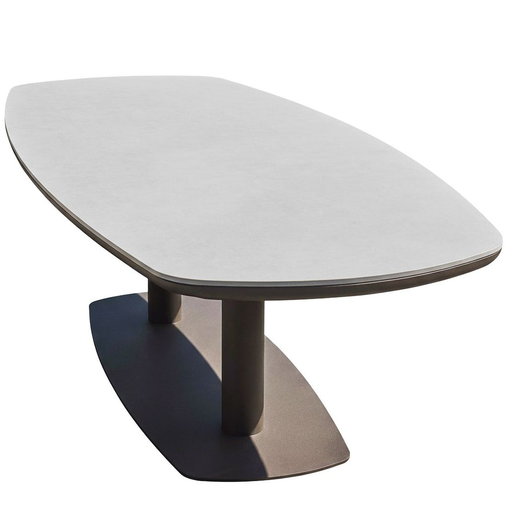 Hagebord Melville aluminium og sinterstone 280x110 cm Apple Bee bakside