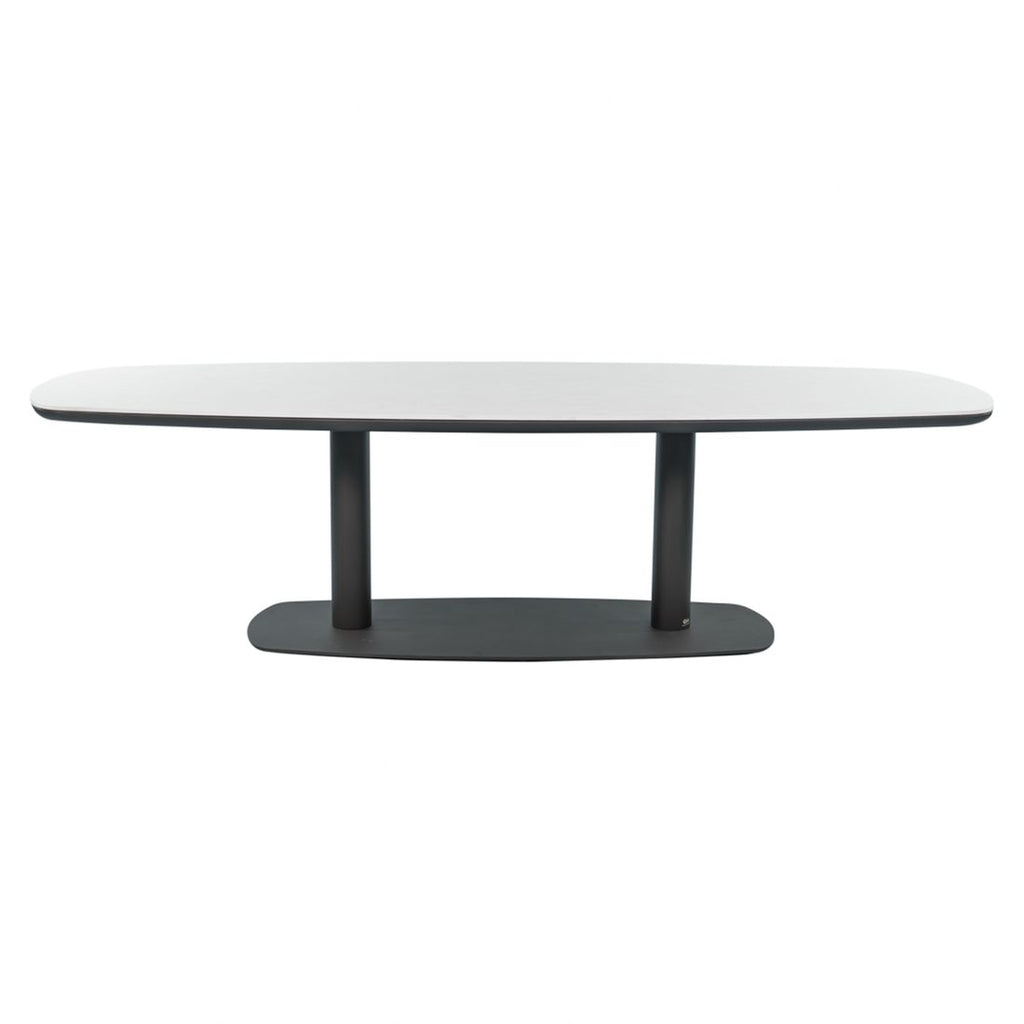 Hagebord Melville aluminium og sinterstone 280x110 cm Apple Bee nærbilde av ramme