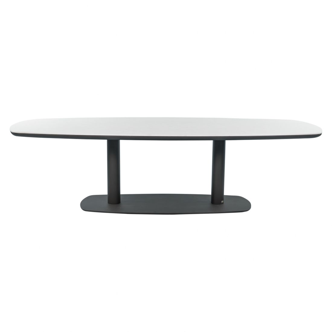 Hagebord Melville aluminium og sinterstone 280x110 cm Apple Bee nærbilde av ramme