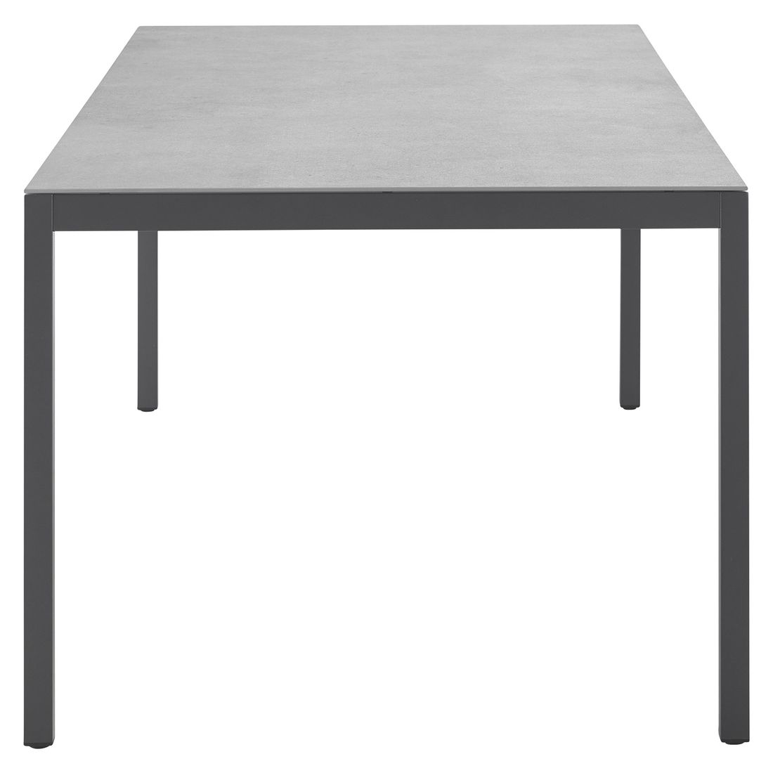 Hagebord Mia 160x100cm aluminium HPL montert i hage