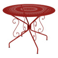 Hagebord Montmartre Ø96cm stål - Fermob forfra
