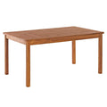 Hagebord Ontario 150x90 cm ECO-teak - OUTLIV forfra
