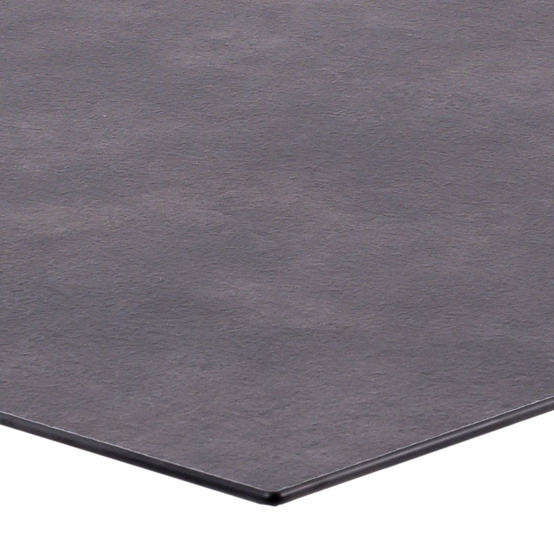 Detalj av Hagebord Opus 180x100 cm rustfritt stål HPL volcanic stone bordplate