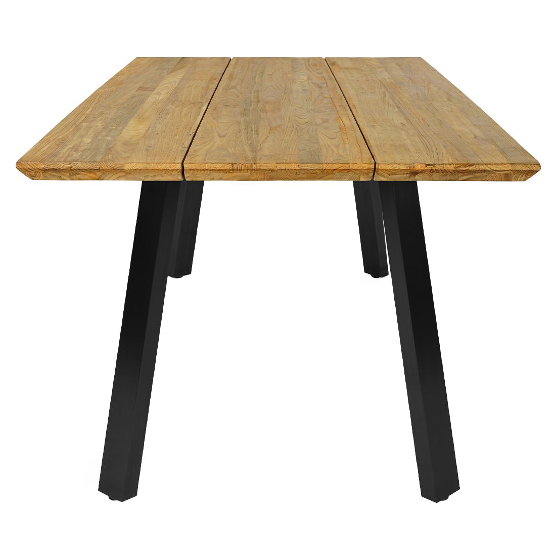Hagebord Orleans rustfritt stål/teak 180x90 cm bakside