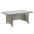 Hagebord Palma Modular 160x95 cm aluminium HPL forfra