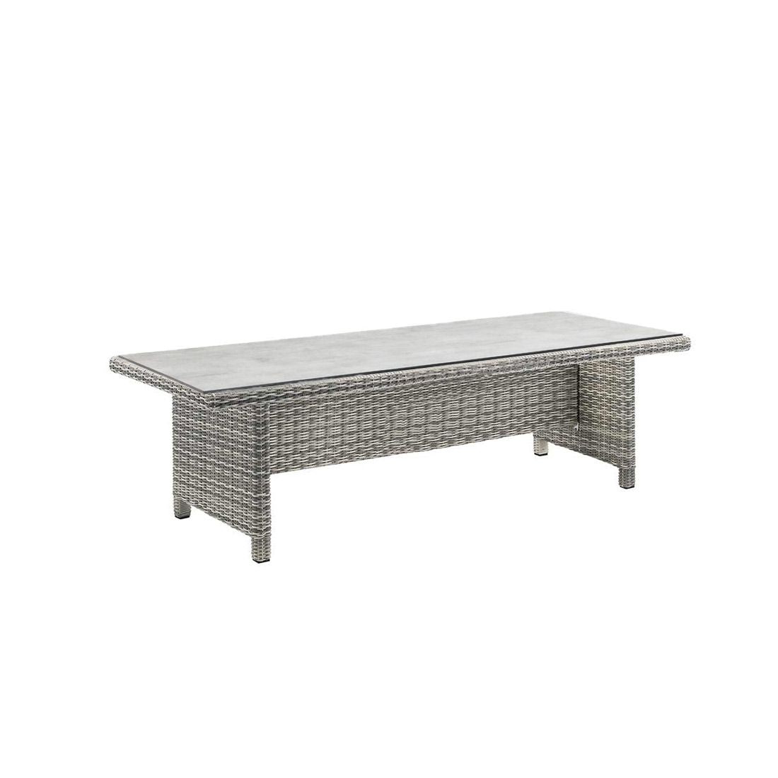 Hagebord Palma Modular 220x95cm flettverk/HPL bakside