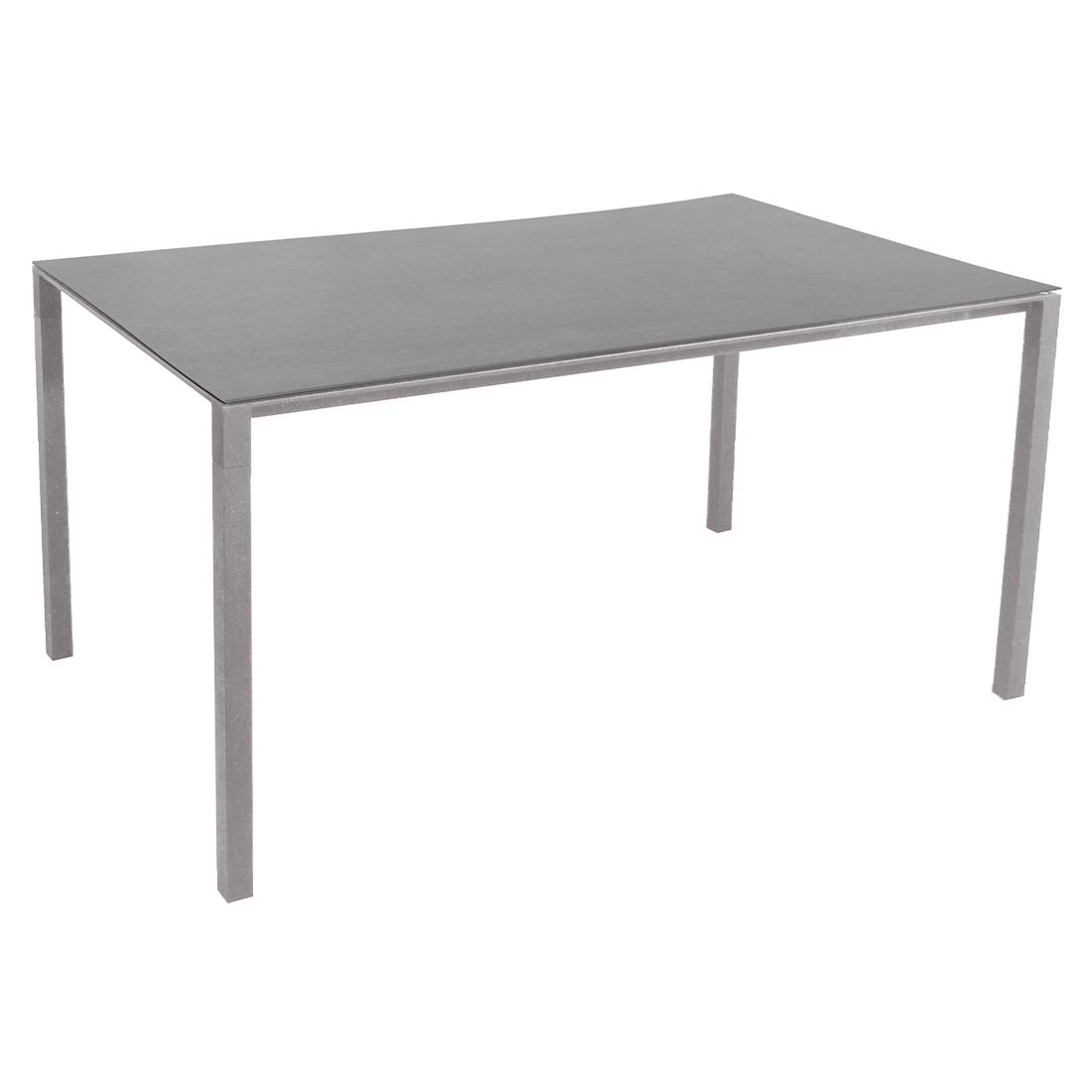 Hagebord Pure 150x90 cm aluminium/keramikk basalt for uteplassen