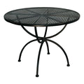 Hagebord Romeo Ø100 cm smijern marone antikk forside