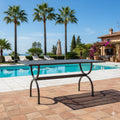 Hagebord Romeo 135x70 cm smijern front