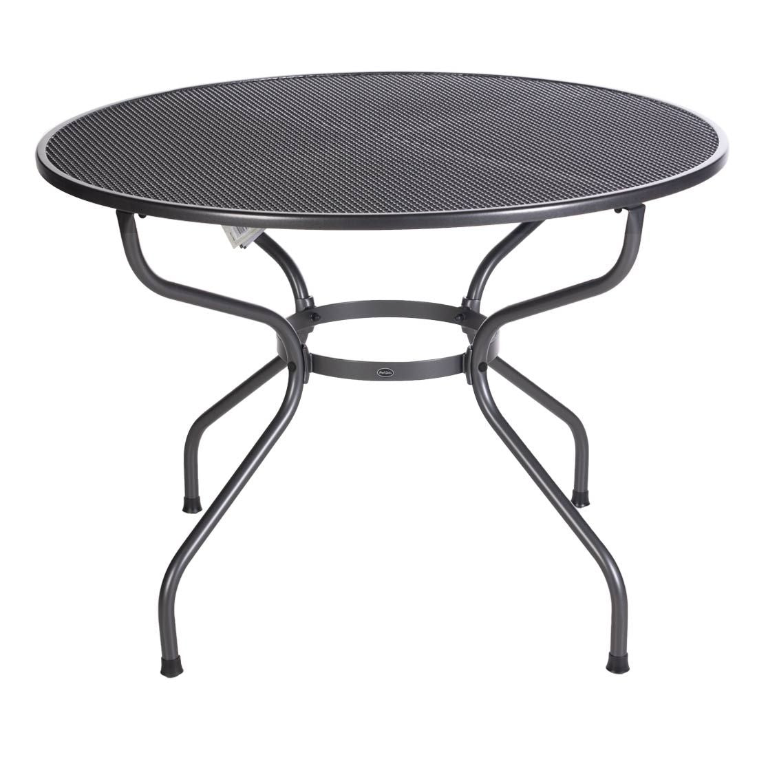 Hagebord Royal Verso Ø105 cm stål bakside