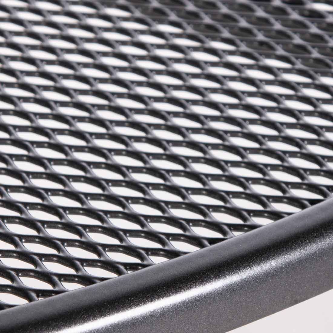 Hagebord Royal Verso Ø105 cm stål detalj av bordplate