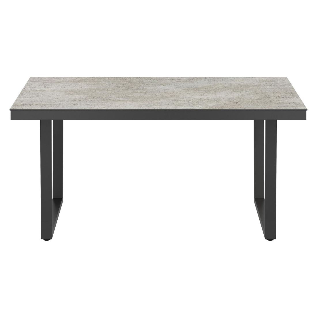 Montert Hagebord rustfritt stål/Dekton 160x90 cm antrasitt - OUTLIV i hage