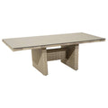 Hagebord Sahara 220x100 cm polyrotting/glass forfra