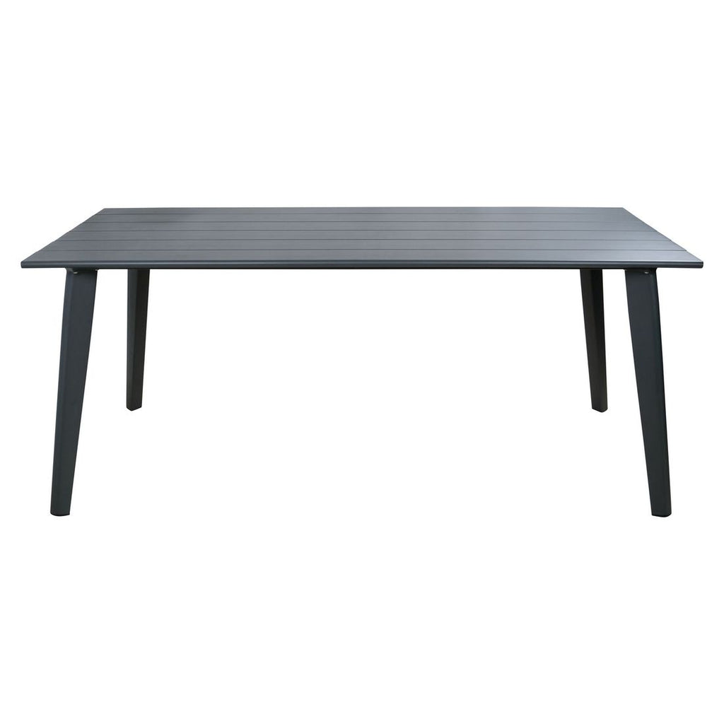 Hagebord Salo 180x84cm aluminium antrasitt bakside
