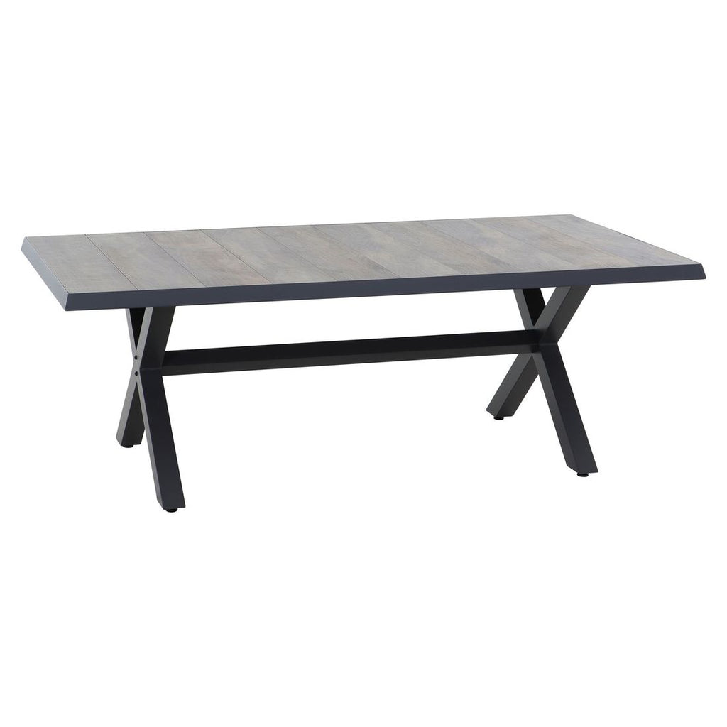 Hagebord Sincro 200x100 cm aluminium/keramikk forside