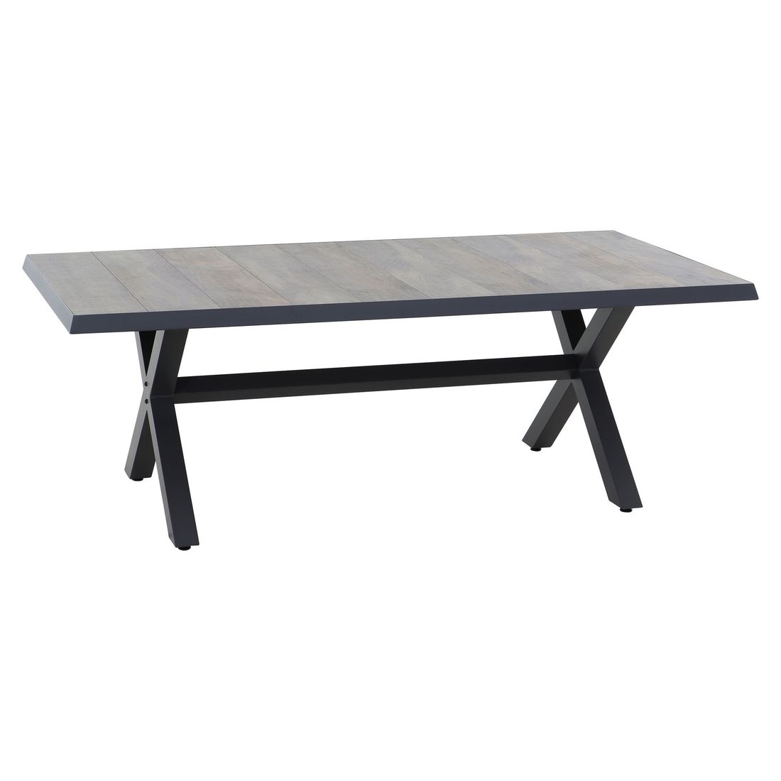 Hagebord Sincro 200x100 cm aluminium/keramikk forside