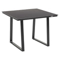 Hagebord Skate Low Dining 95x95 cm aluminium Kettalux forfra